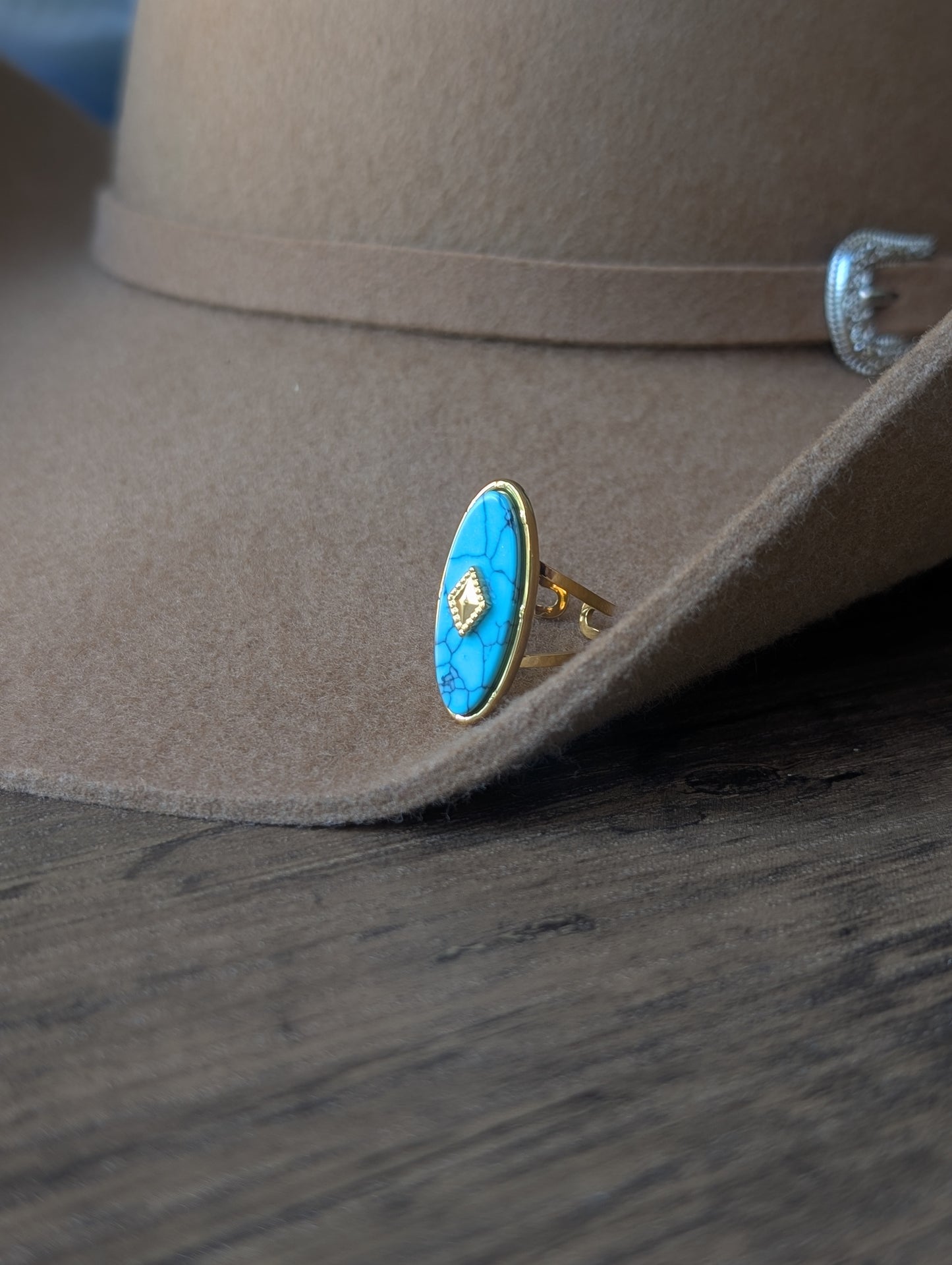 Gold Turquoise Ring