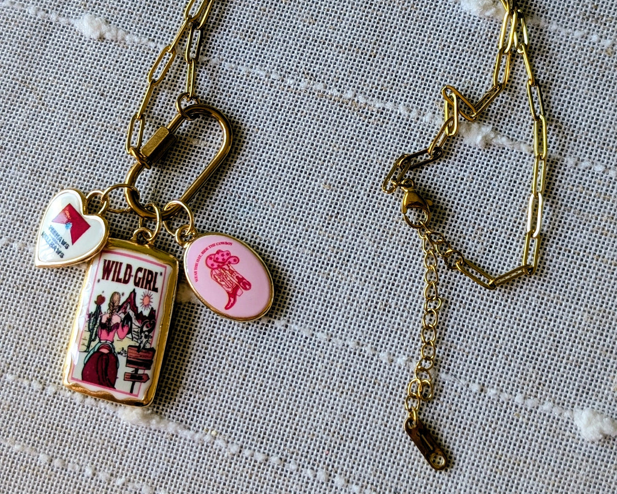 Cowboy Killa charm necklace