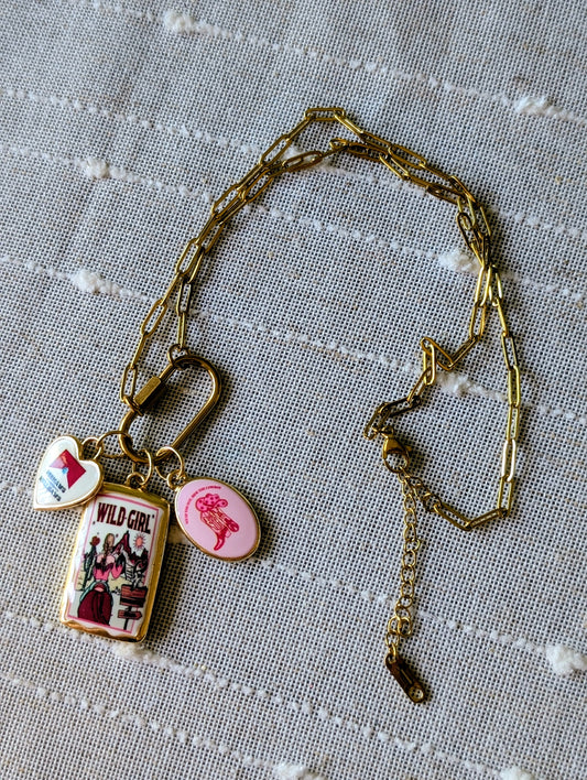 Cowboy Killa charm necklace