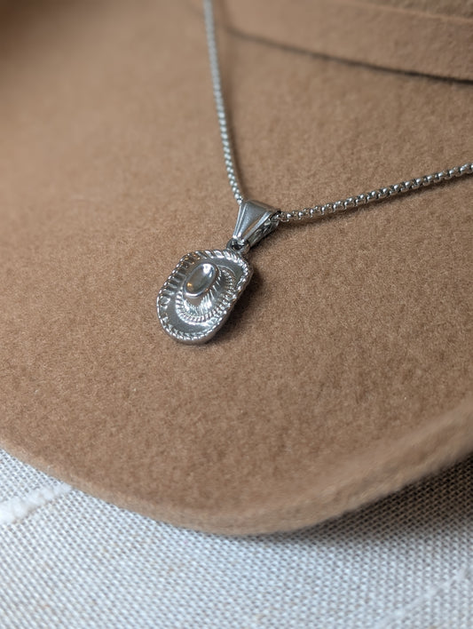 Wrangler necklace silver