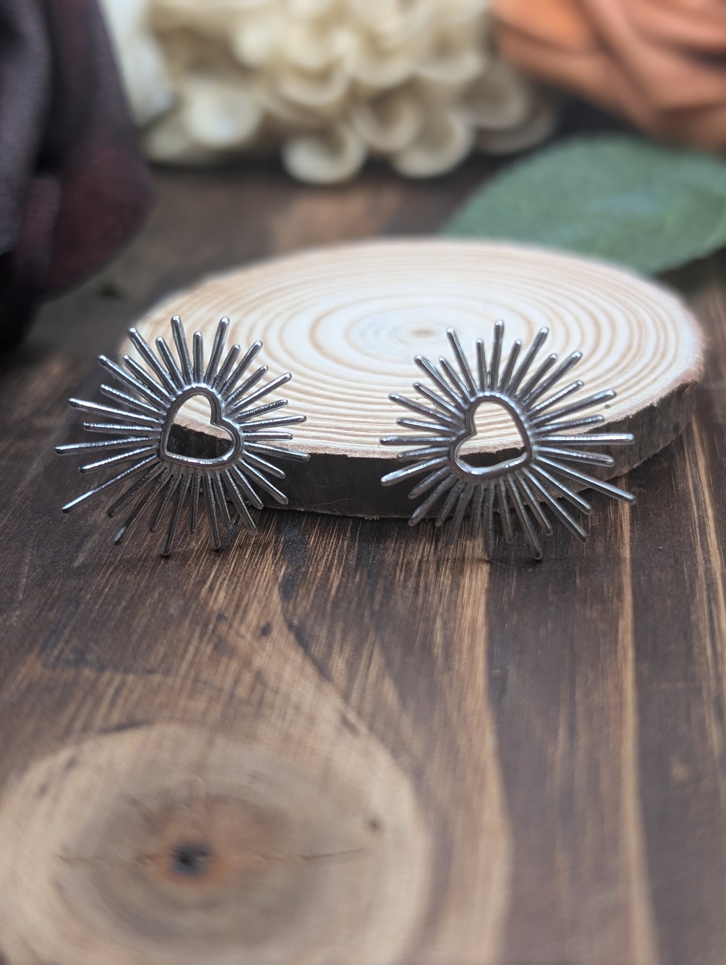 Moonburst Stud Earrings