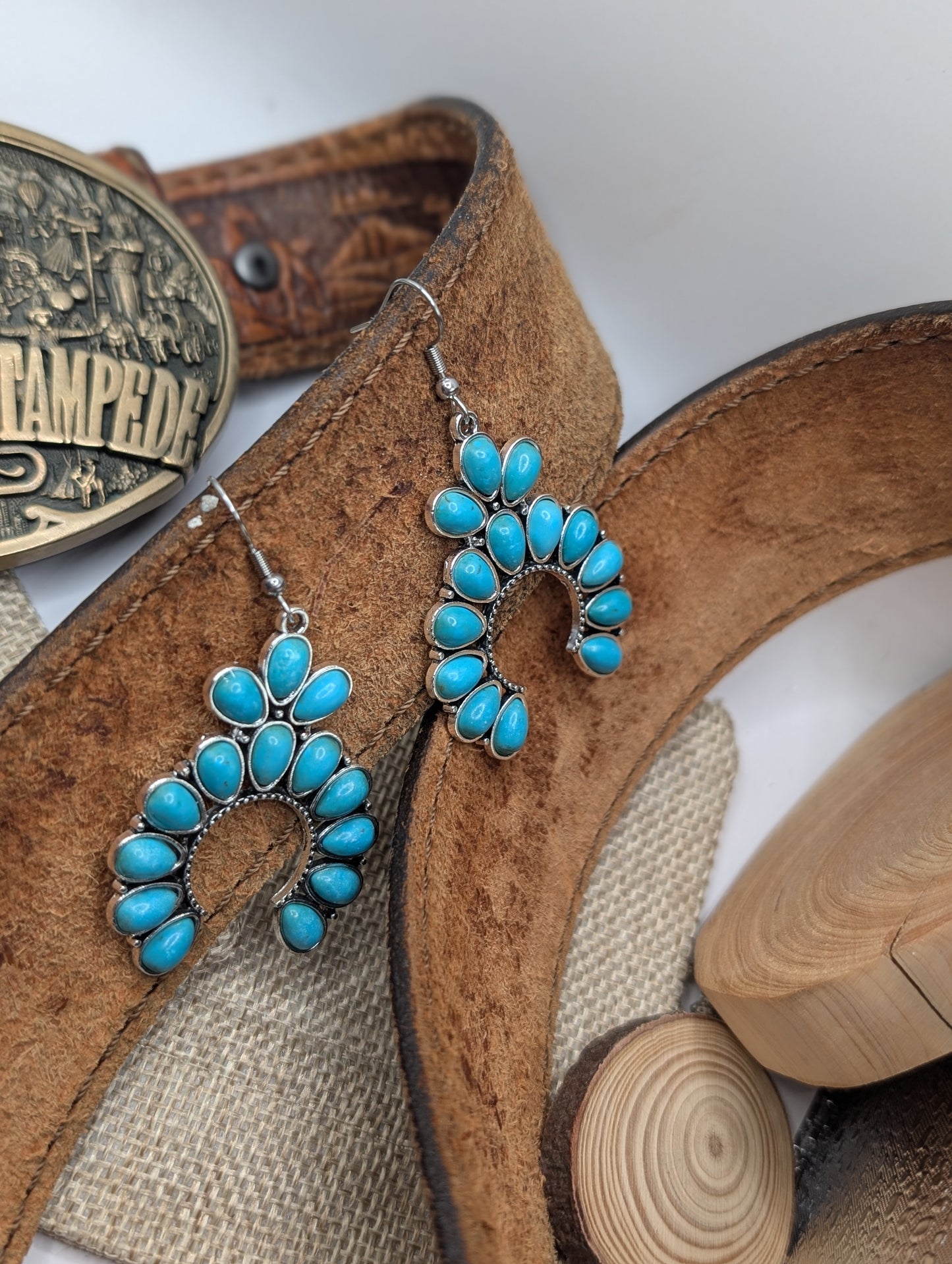 Turquoise Naja Earrings