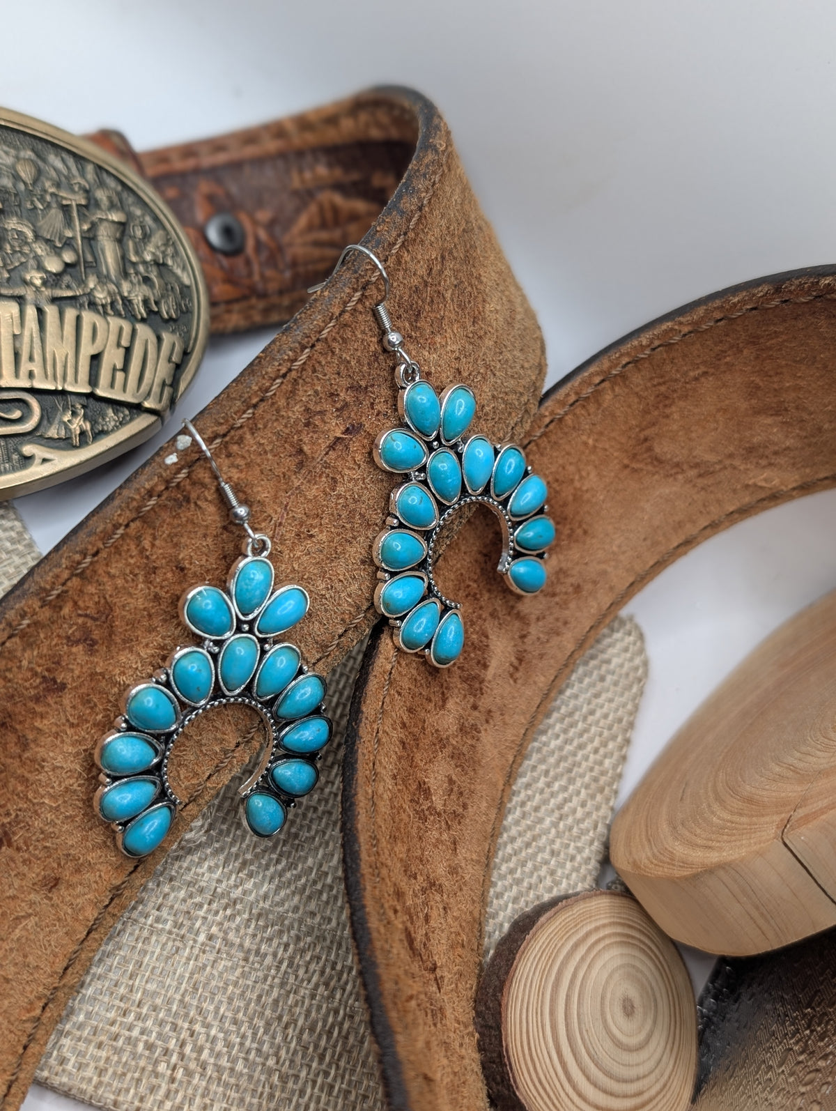Turquoise Naja Earrings