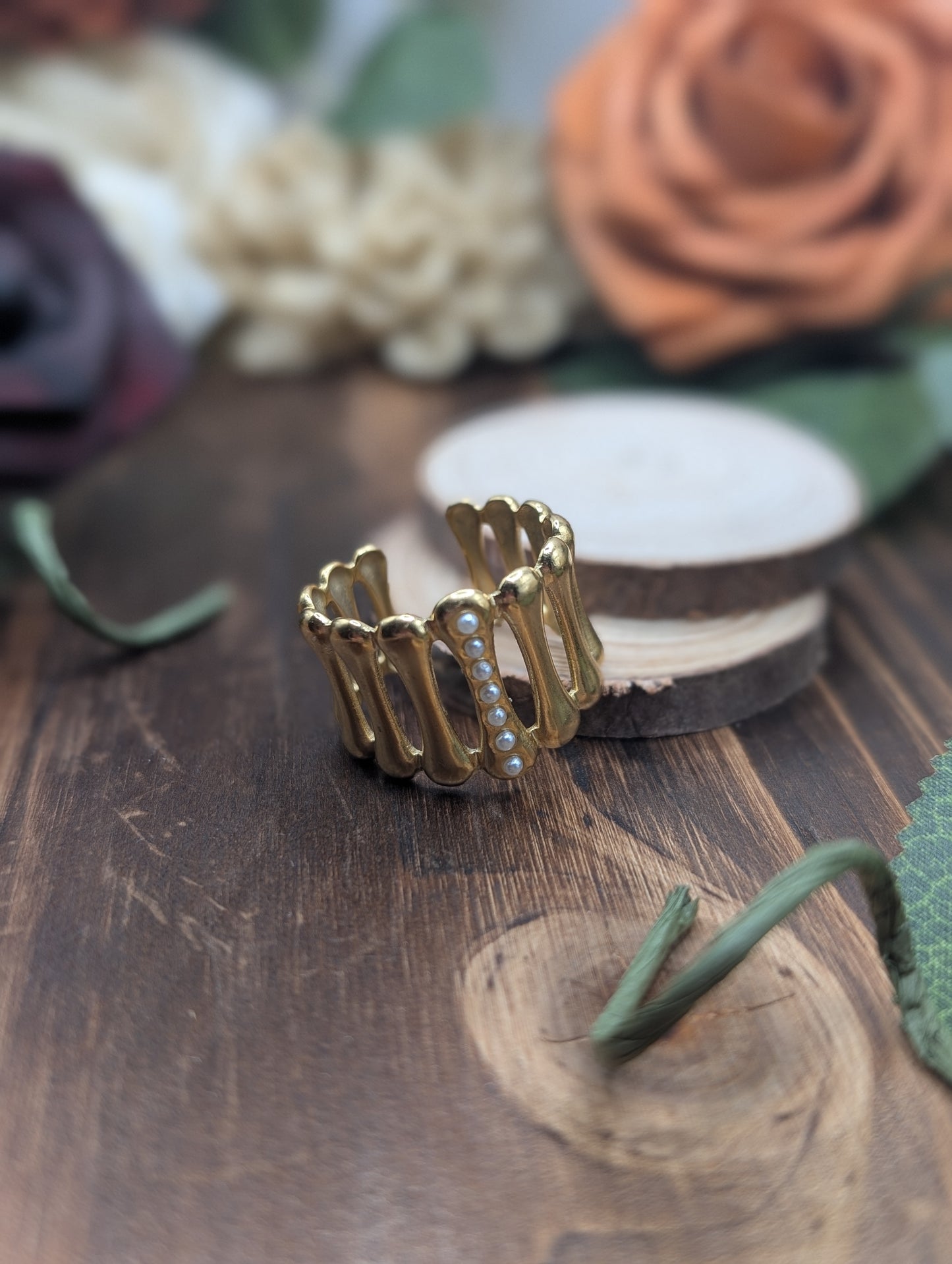 Bonecarver Gold Ring