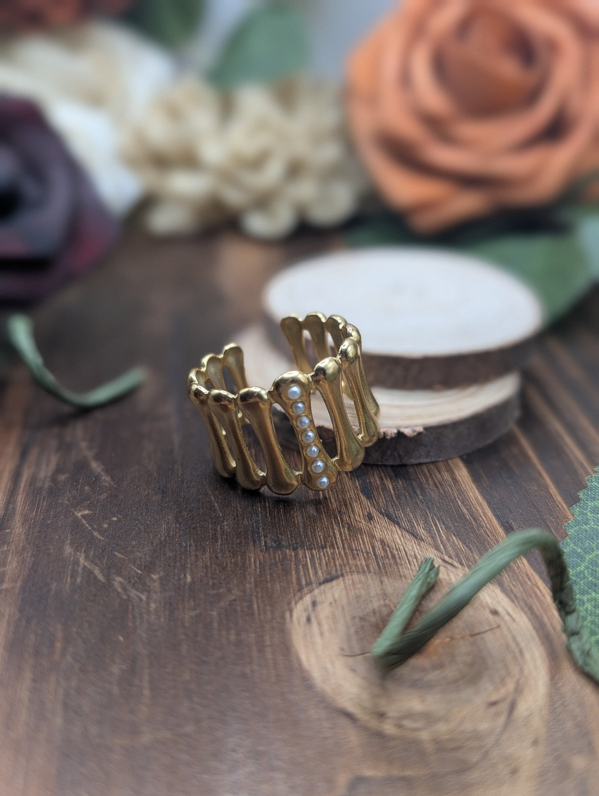 Bonecarver Gold Ring